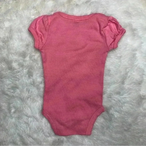 Gerber Onesie DiaperShirt Pink / Flowers /  Face Size Neworn - Picture 11 of 16
